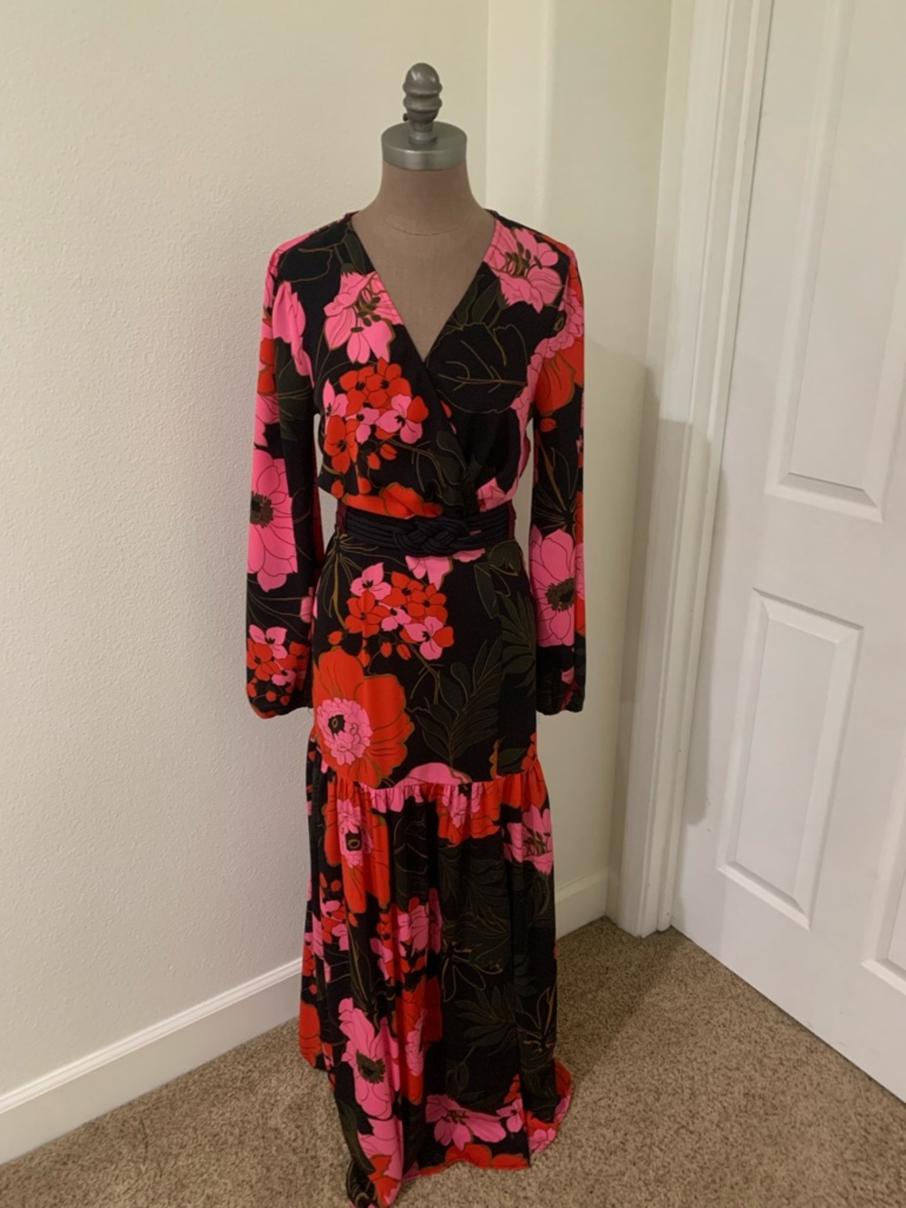 Lulu’s Floral  Wrap Maxi Dress